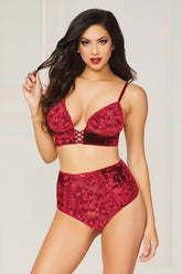 Seven Til Midnight Wine Not Bra Set - STM10817 by Seven Til Midnight